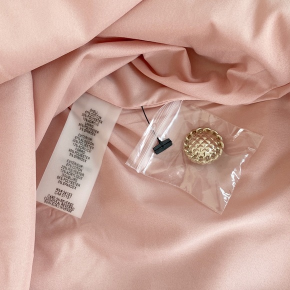 Karl Lagerfeld Pink Tweed Skirt Size 12 - NWT - Picture 7 of 9